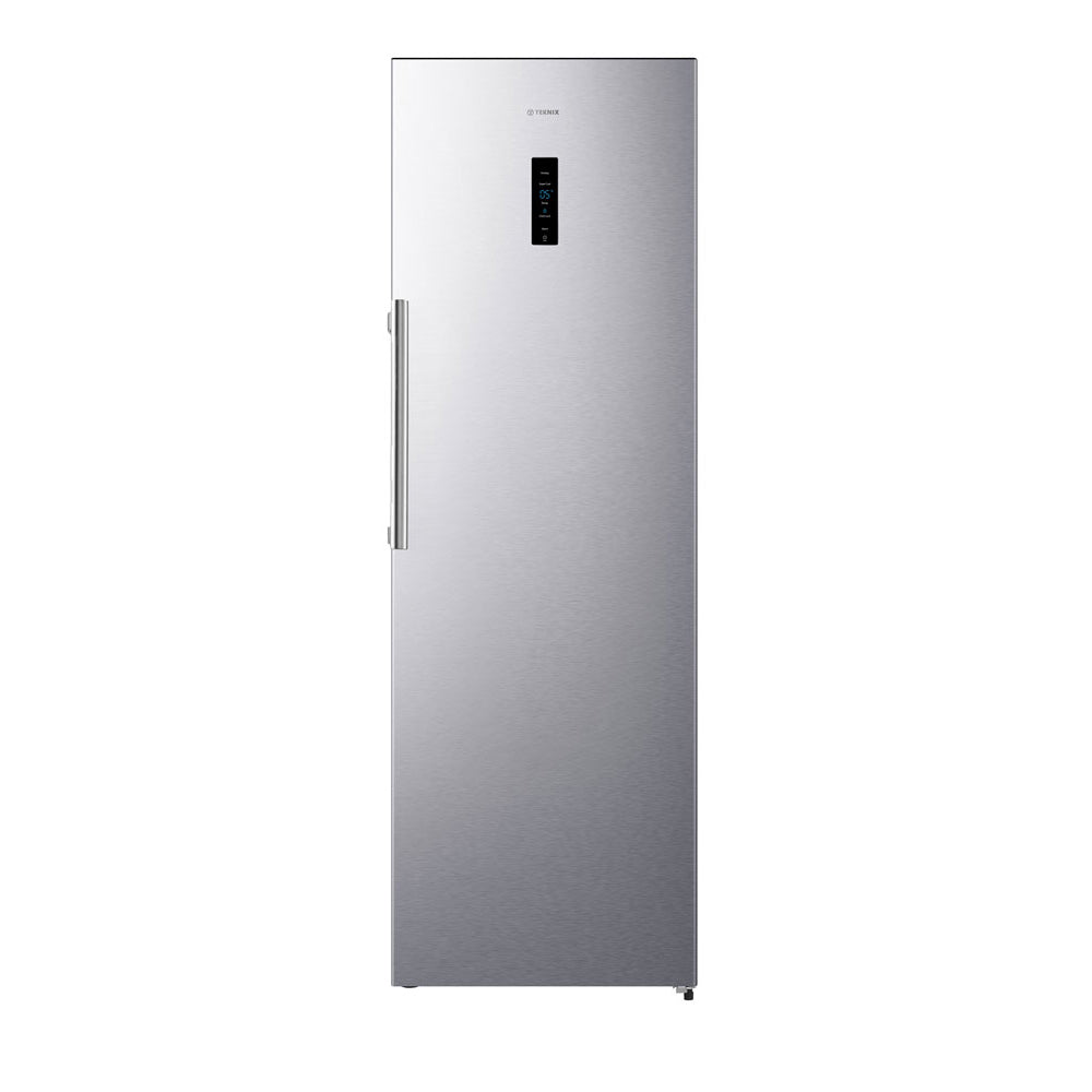 Teknix TH60TLX 370L Tall Single Door Larder Fridge in Brushed Steel - POHW0127