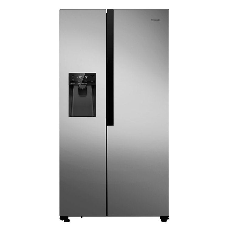 Teknix Side by Side American style Fridge Freezer in Inox Silver THSBS1791INX
