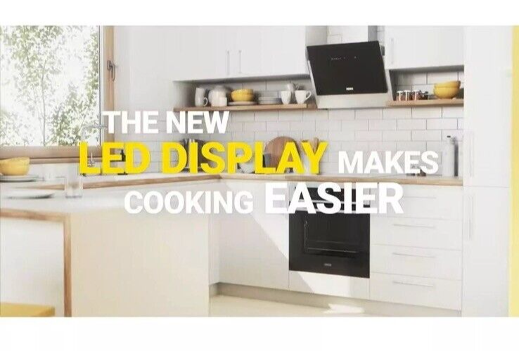 Zanussi ZOPNX6K2 Electric Single Oven with Pyrolytic Self Cleaning in Black - A+ Rated LED Display stock graphic