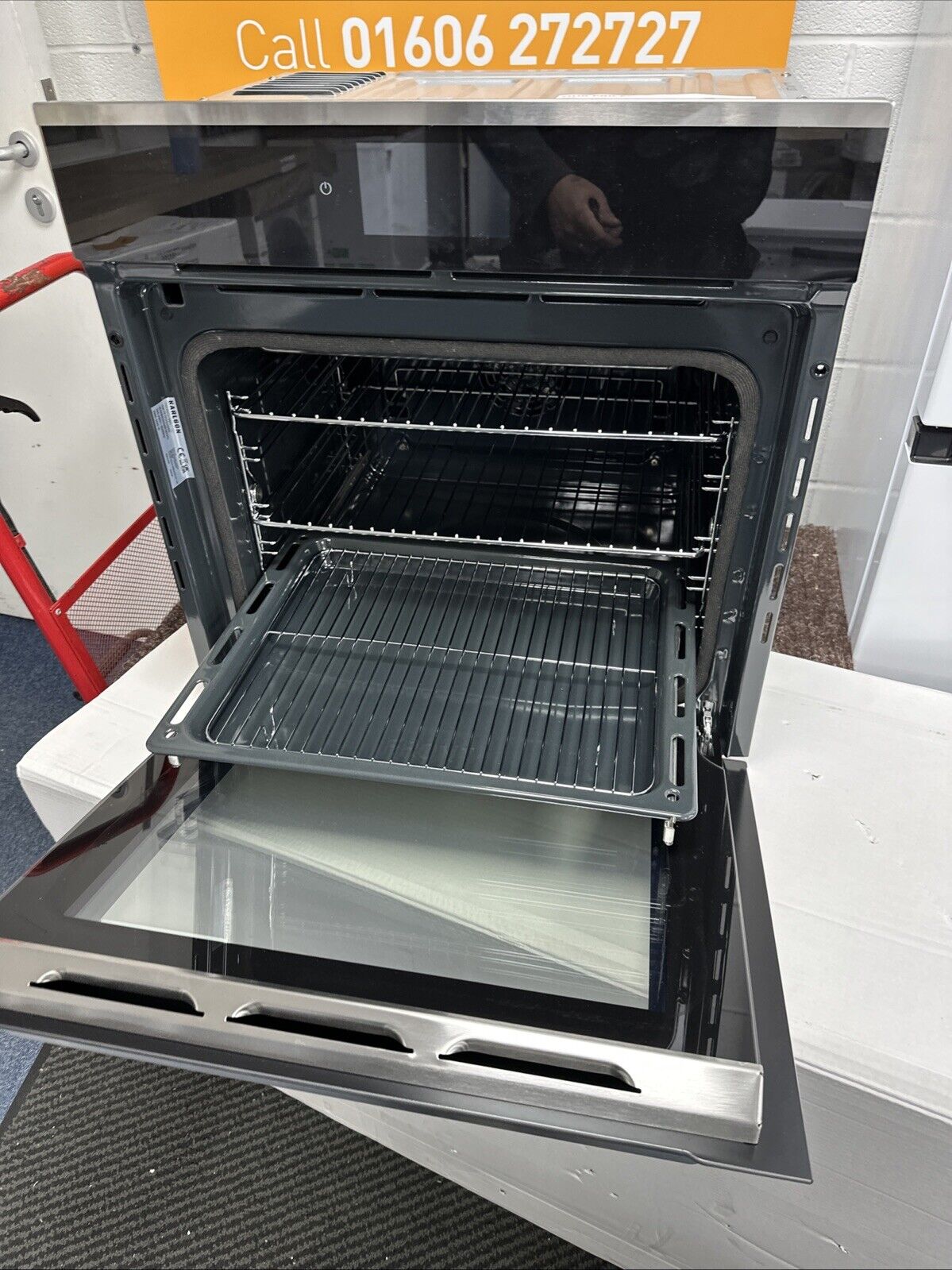 Karlson TFTPYOVSSD Pyrolytic Self Cleaning Electric Single Oven in Black & Stainless Steel - HW181258 - BLACK FRIDAY PRICE £255.20