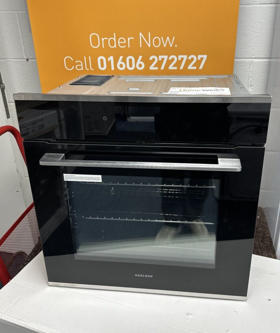 Karlson TFTPYOVSSD Pyrolytic Self Cleaning Electric Single Oven in Black & Stainless Steel - HW181258 - BLACK FRIDAY PRICE £255.20