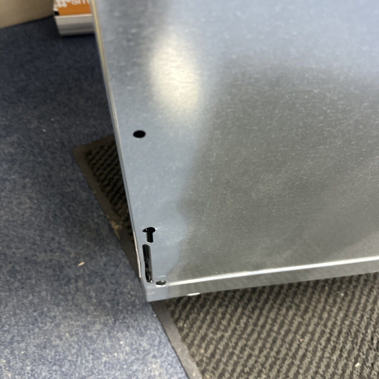 AEG FSB42607Z 3000 Air Dry Fully Integrated Built In Dishwasher - Black Control Panel with Sliding Door Fixing Kit. dent on front