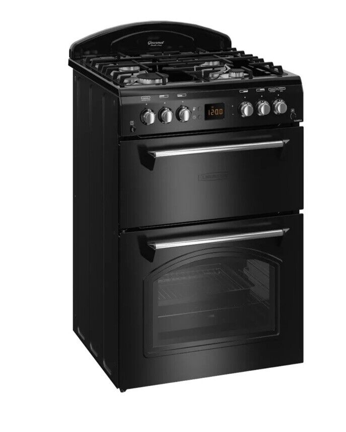 Leisure Gas Cooker with Double Oven in Black. CLA60GAK from HomeWise
