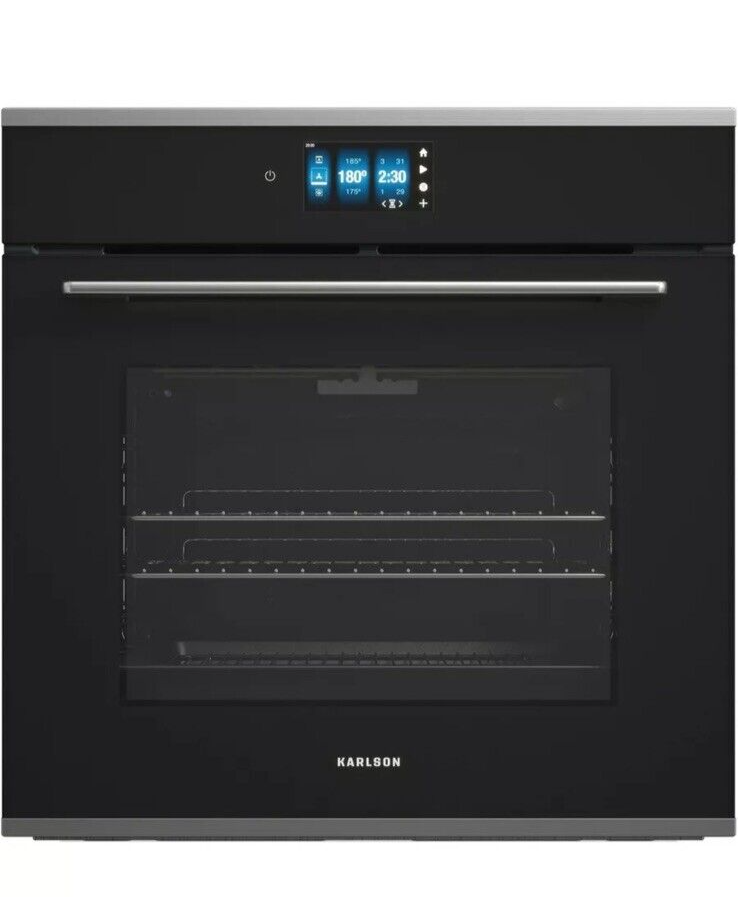 Karlson TFTPYOVSSD Pyrolytic Self Cleaning Electric Single Oven in Black & Stainless Steel - HW181258 - BLACK FRIDAY PRICE £255.20