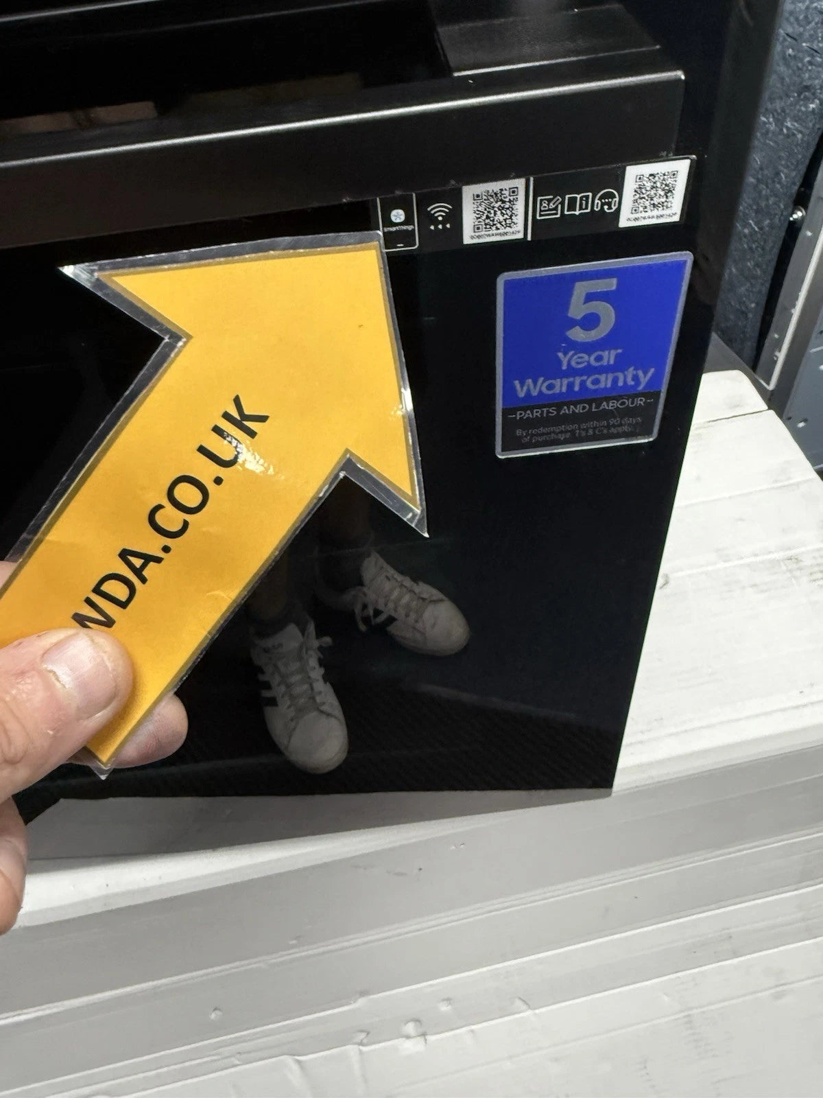 Samsung Series 4 NV7B44205AK/U4 (49) Dual Cook Electric Built-in Smart Oven in Clean Black - A+ Rated - (Blemished) - HW181549