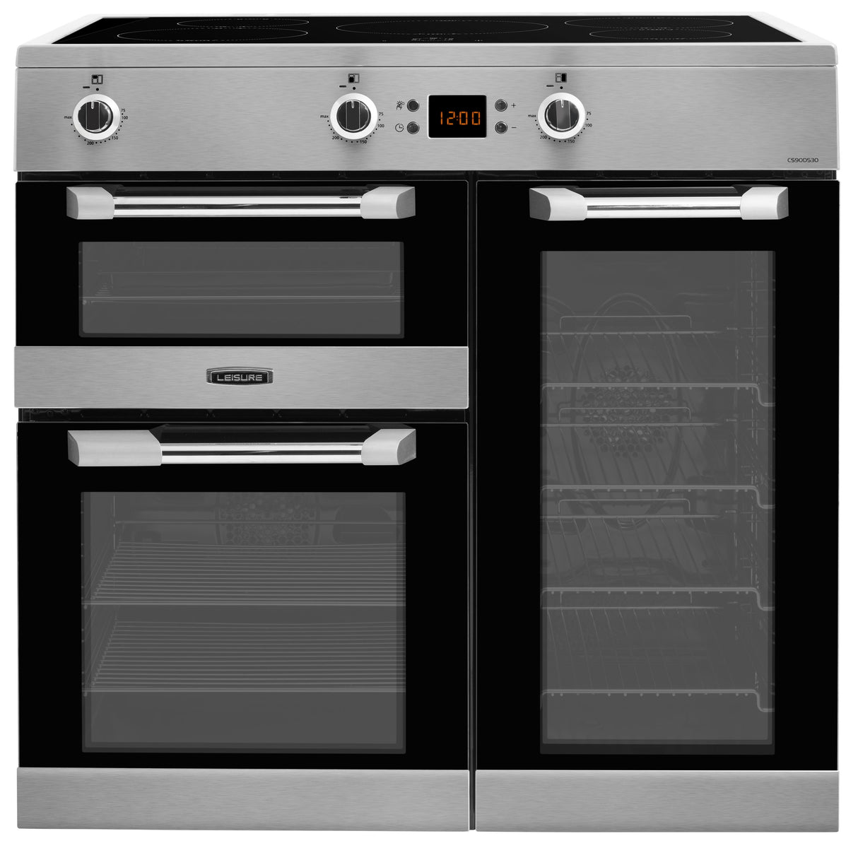 Leisure Cuisinemaster 90cm Induction Electric Range Cooker in Stainless Steel CS90D530X from HomeWise