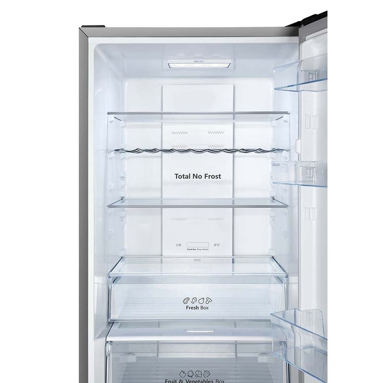 Teknix 186cm 304 Litre Total No Frost Fridge Freezer in Inox FFH1860X from HomeWise