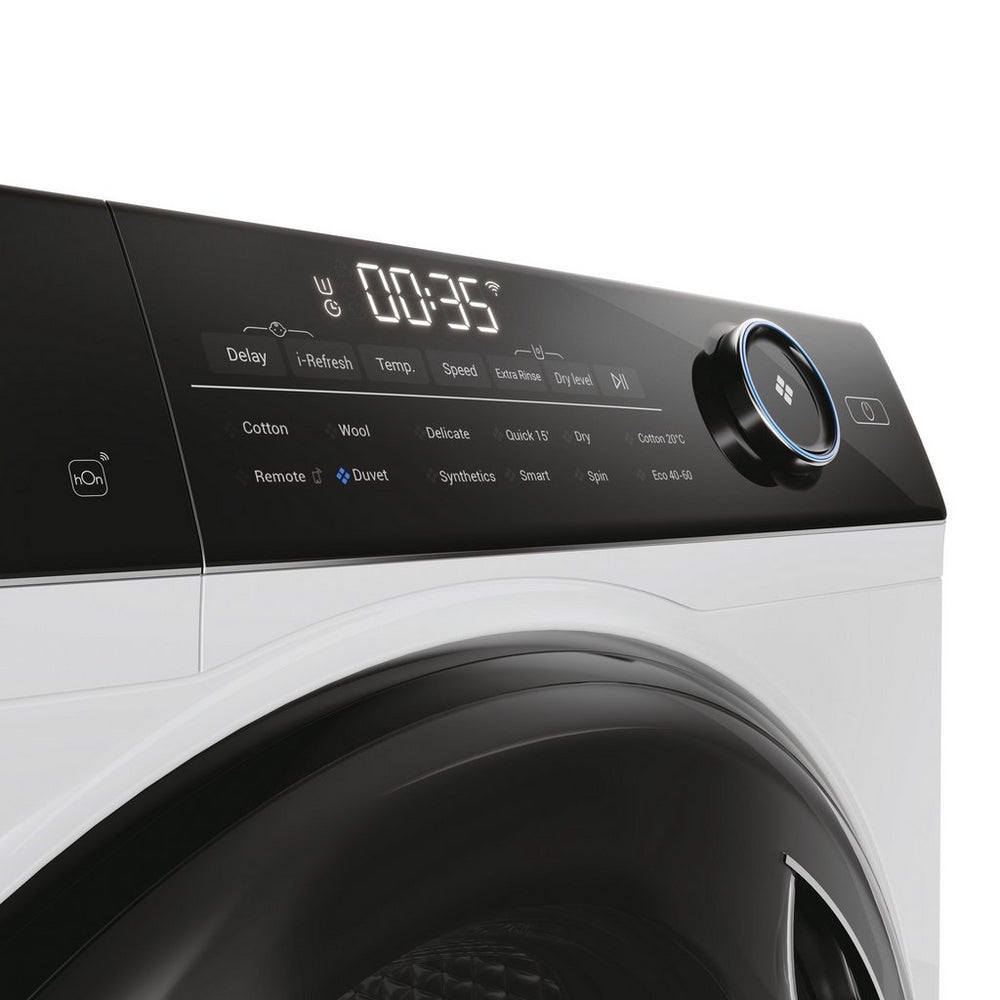Haier HWD90-B14959U1 9+6 KG 1400 Spin, Smart WiFi Enabled, Washer Dryer Controls facia