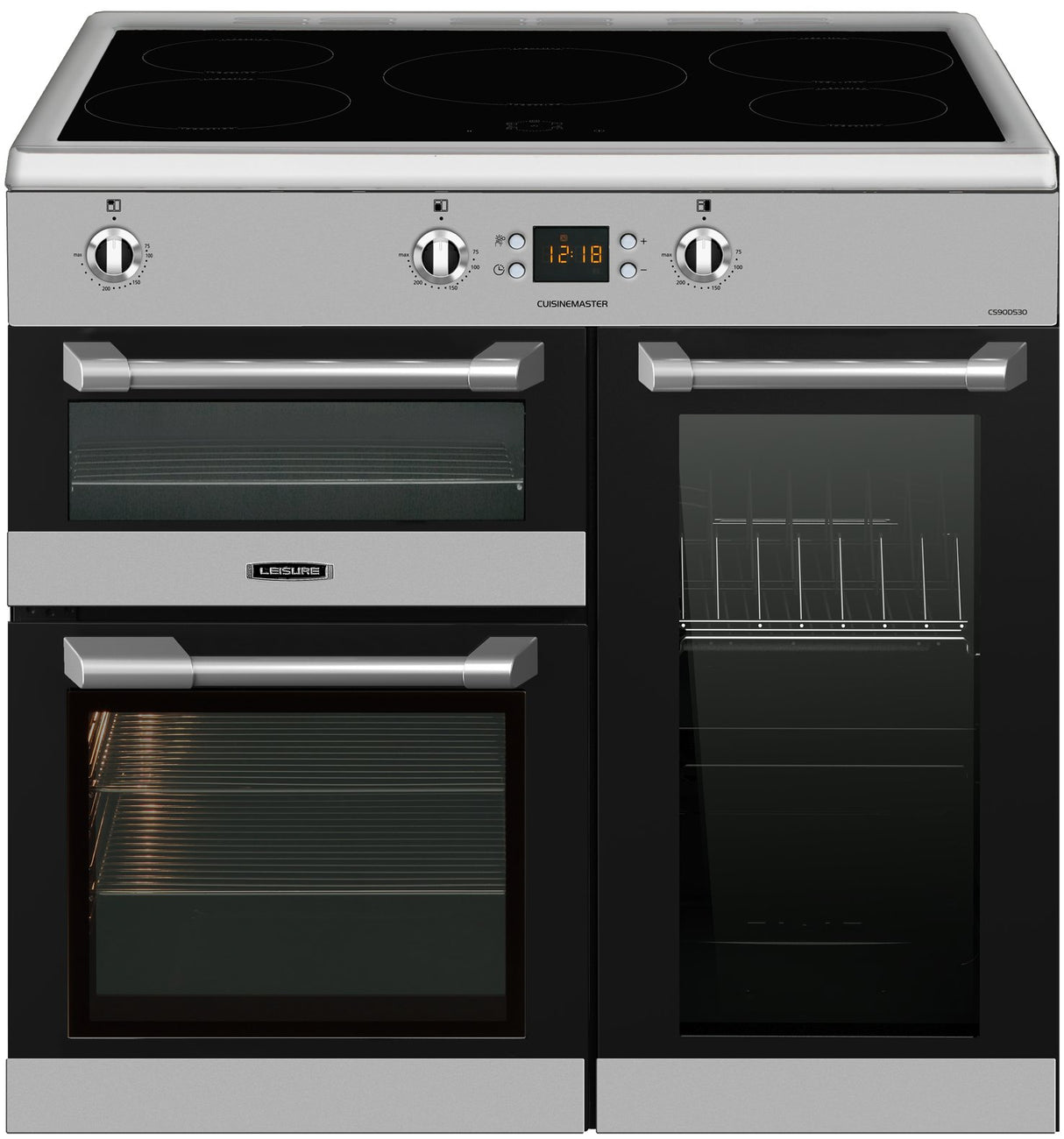 Leisure Cuisinemaster 90cm Induction Electric Range Cooker in Stainless Steel CS90D530X from HomeWise