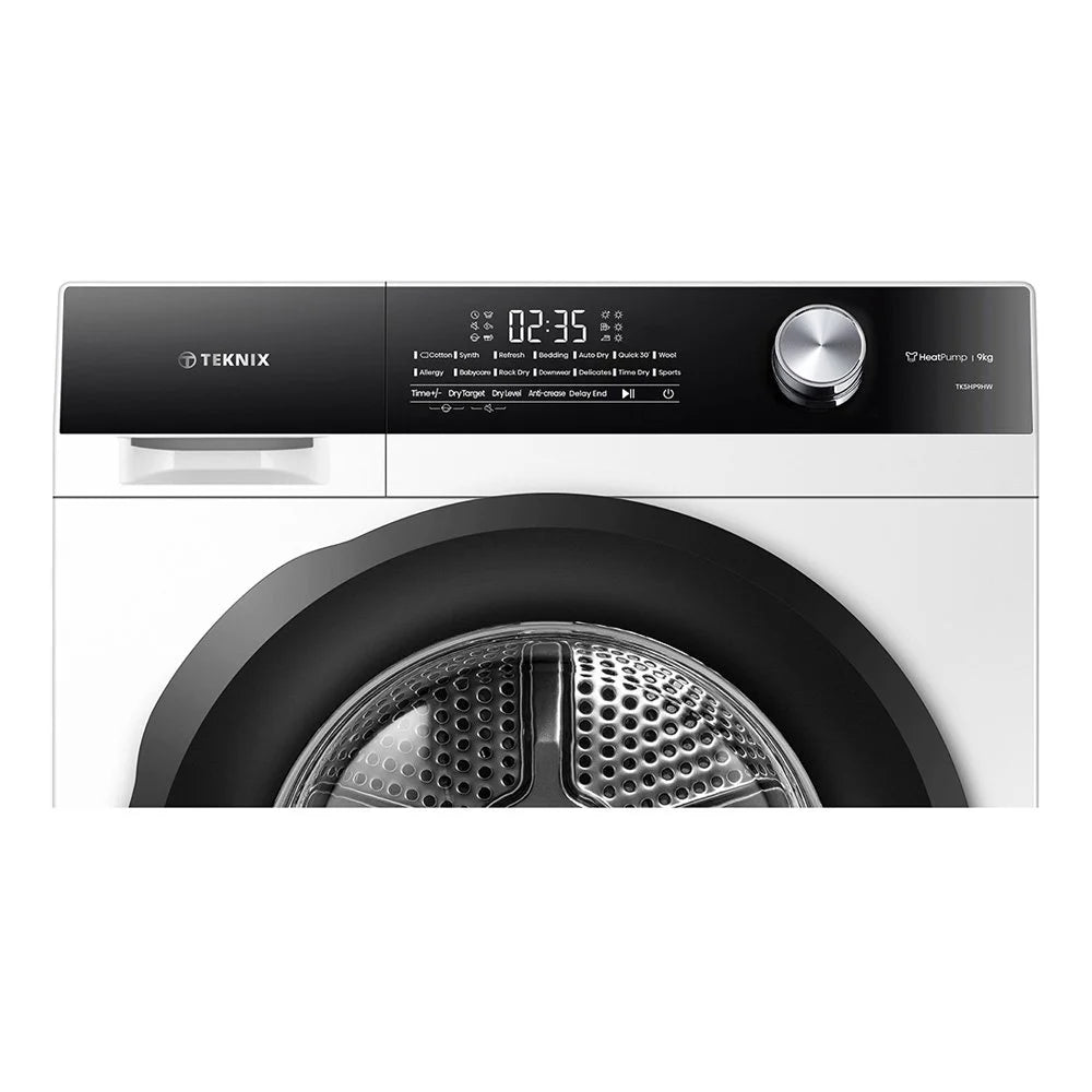 Teknik TK5HP9HW 9KG 5 Series Heat Pump Dryer in White - A++ Rated - 5 Year Guarantee - POHW0136