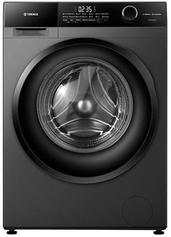 Teknix TK5W1214HS 12KG 1400 Spin Washing Machine in Titanium - A Rated - 5 Year Warranty - POHW0105