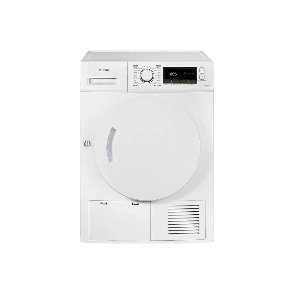 Teknix TKCLED8W 8KG Condenser Tumble Dryer in White - POHW0116