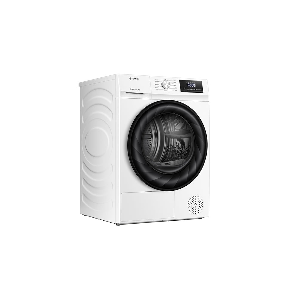 Teknix TKHP8HW 8KG Heat Pump Dryer in White - A++ Rated - POHW0111