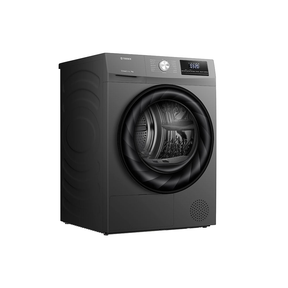 Teknix TKHP9HS 9KG Heat Pump Dryer in Titanium - A++ Rated - POHW0114
