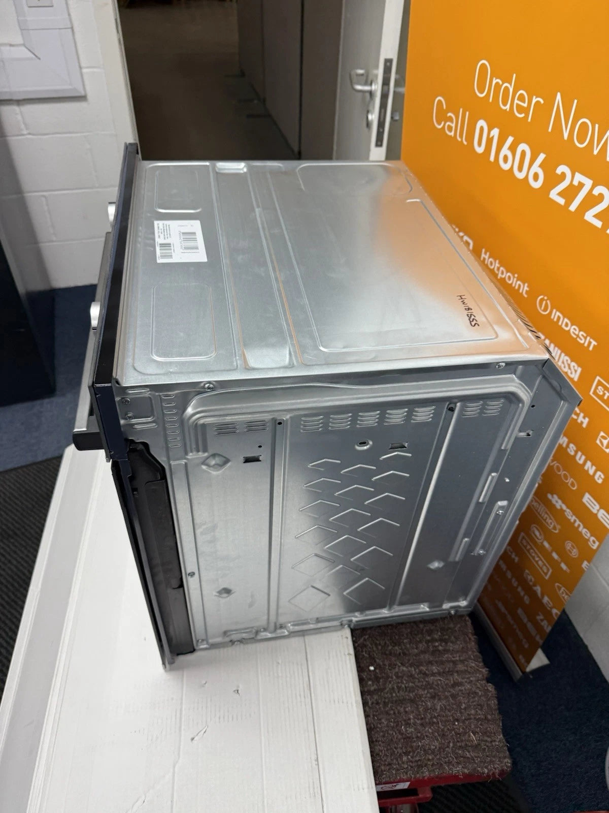 Beko Recycled Net® BBIS25300XC (83) Built-in Electric Single SimplySteam™ Oven with AeroPerfect™ - A Rated from HomeWise Appliances shop phot of right side panel