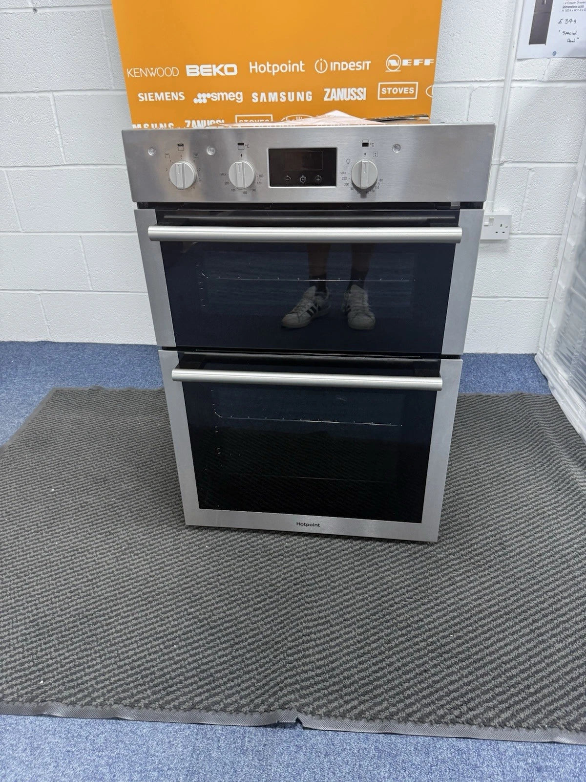 Hotpoint Class 4 DD4 541 IX (13) Built In Electric Double Oven in Stainless Steel - A/A Rated - (Blemished) - HW181513