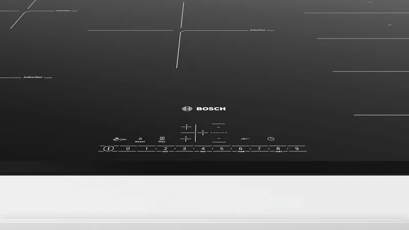 Bosch Series 6 PXV851FC1E (97) 80cm 5 Zone Flex Induction Hob in Black - (Tatty Box) - HW181797-01