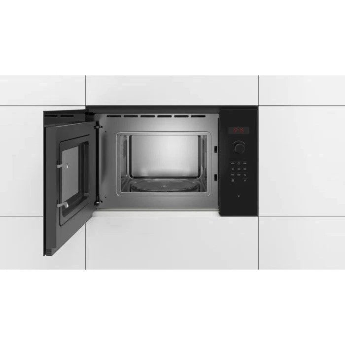 Bosch Series 4 BFL523MB0B 20 Litre 38cm High Built-in Small Microwave Oven in Black - (Tatty Box) - HW181710
