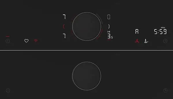 Neff N90 Series V68AUX4C0 83cm 4 Zone Induction Hob with Integrated Ventilation System in Black - HW181728