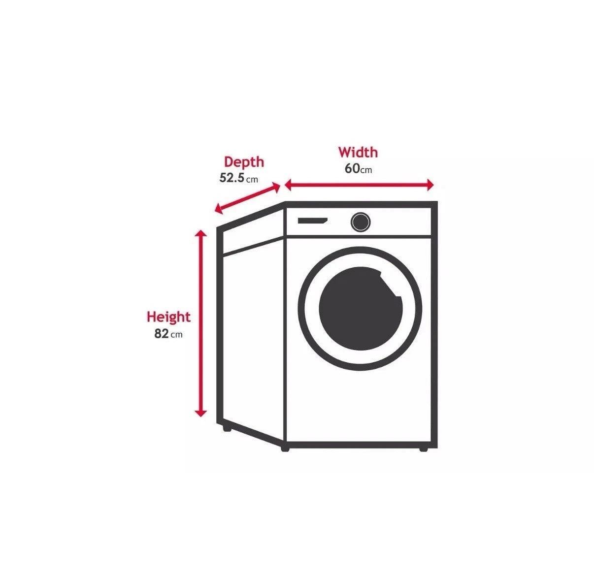 Hoover HBDOS 695T AMCE-80 (00) 9+5KG 1600 RPM Built-in Integrated Washer Dryer in White - A Wash Rated - HW181600