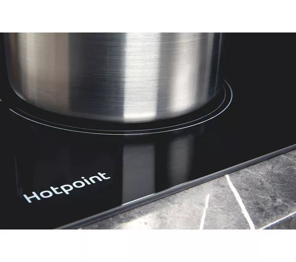 Hotpoint HR 651 C H 58 cm 4-Zone Electric Ceramic Hob in Black - (New Boxed Stock) - HW181641