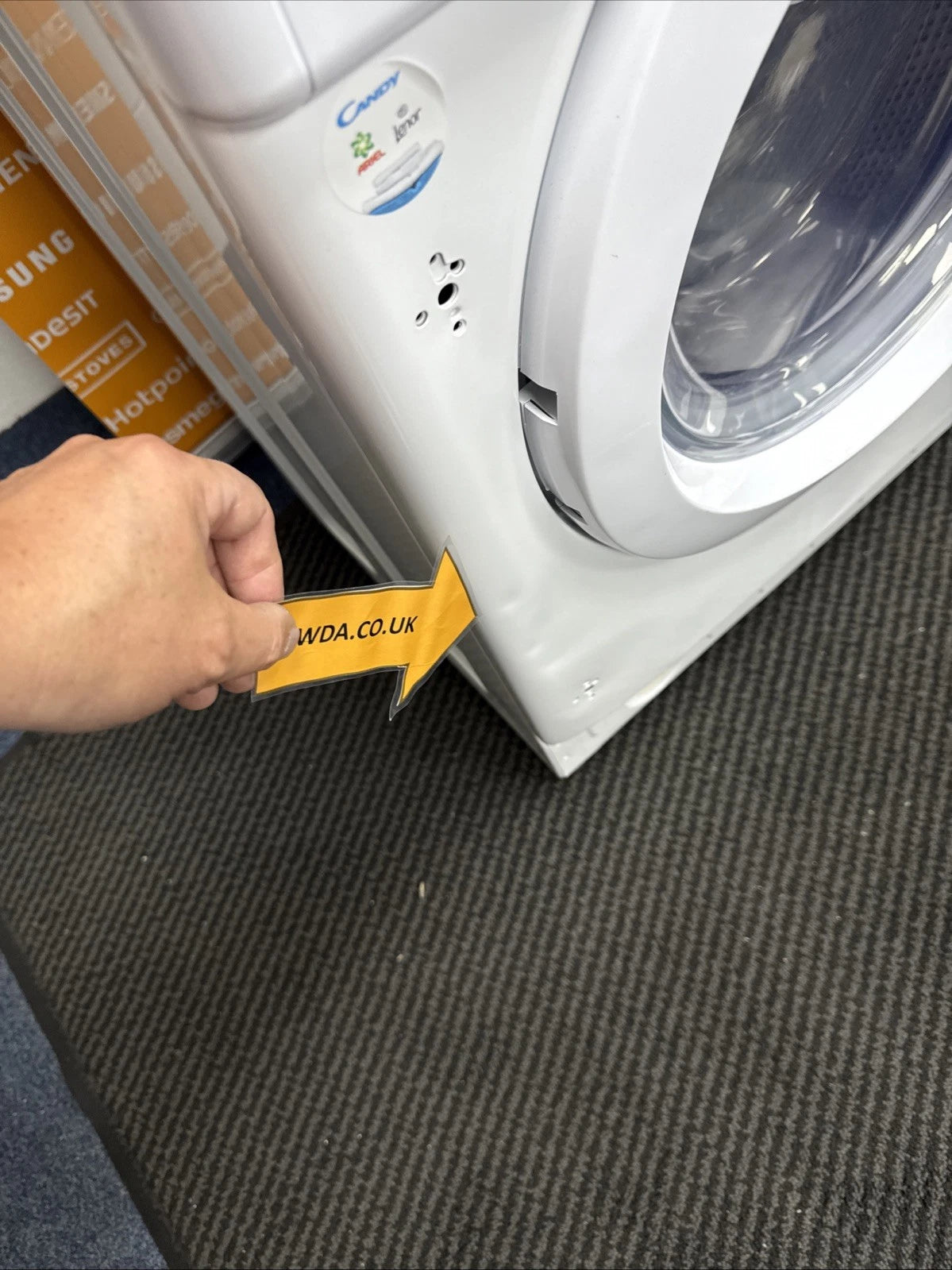 Candy CBD 485D2E/1-80 8KG+5KG Integrated Washer Dryer in White - (Graded) - HW181566