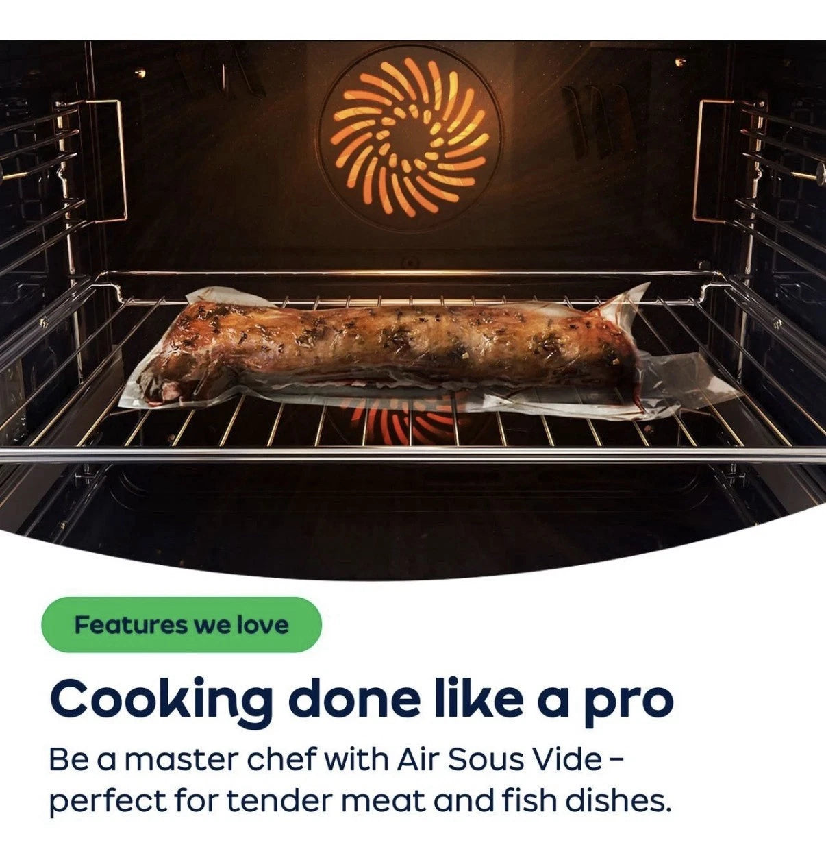 Samsung Series 4 NV7B45305AK Built-In Electric Single Oven with Dual Cook Flex™ Pyrolytic Self Cleaning and Air Sous Vide in Black - A+ Rated - HW181685