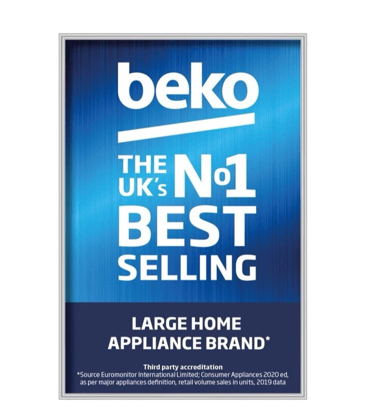 Beko Graphic The UK's No1 BEST SELLING large home appliance brand sold at HomeWise Appliances