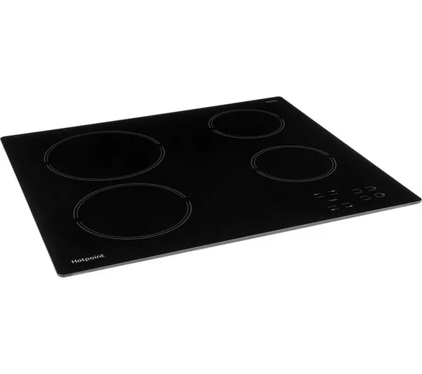Hotpoint HR 651 C H 58 cm 4-Zone Electric Ceramic Hob in Black - (New Boxed Stock) - HW181641