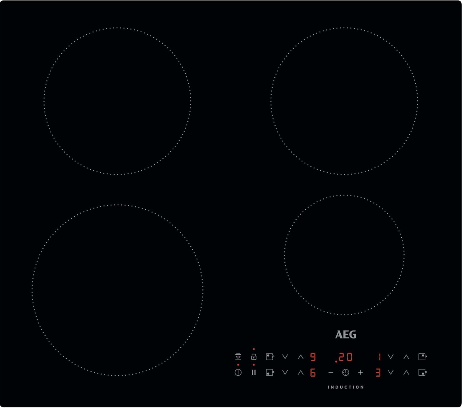 AEG IKB64301FB (627) 3000 Series 59cm 4 Zone Induction Hob - (Tatty Box) - HW181627