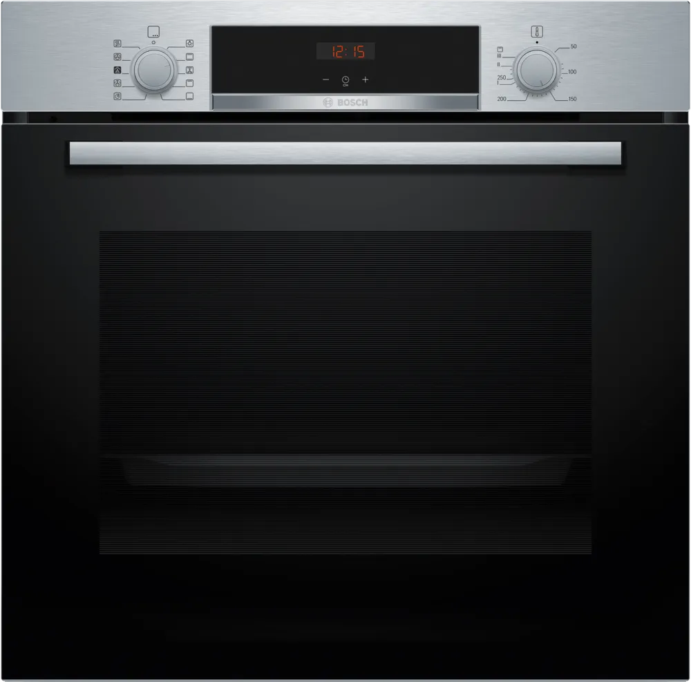 Bosch Series 4 HQA534BS3B Built In Electric Single Oven with added Steam Function in Stainless Steel - A+ Rated - HW181722