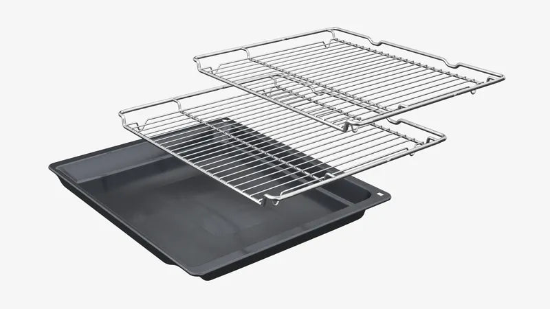 Bosch Series 4 HQA534BS3B Built In Electric Single Oven with added Steam Function in Stainless Steel - A+ Rated - HW181722