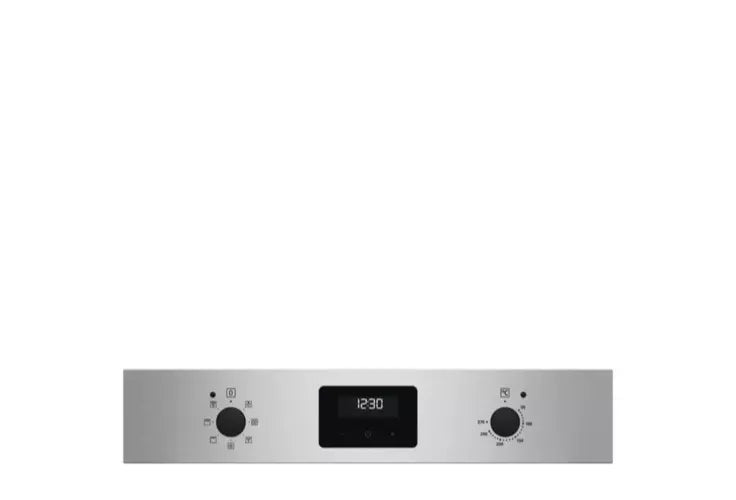 Zanussi Series 20 ZOHNX3X1 Electric Single Oven in Stainless Steel with push in control knobs