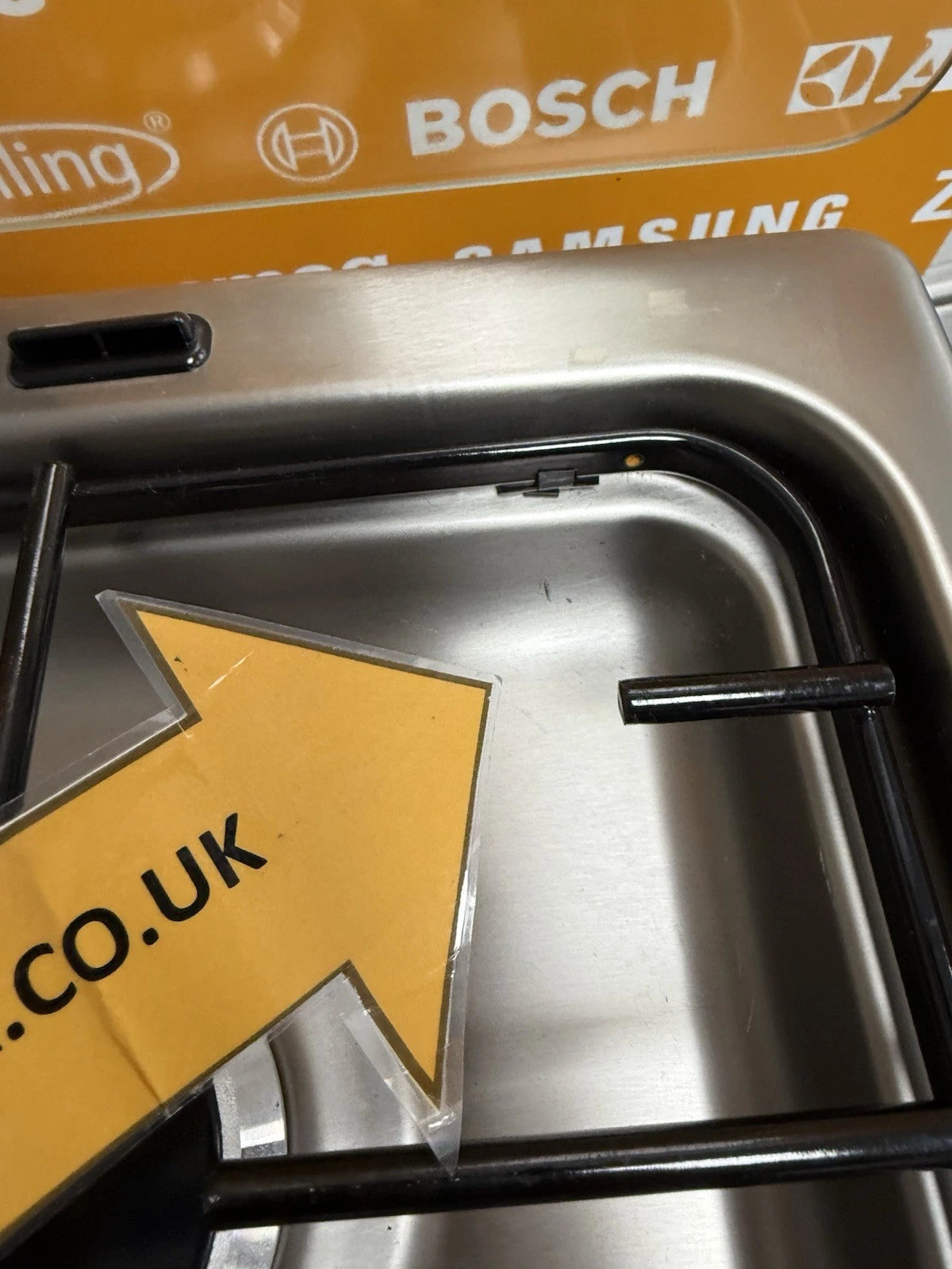 AEG CKB6540ACM Dual Fuel Cooker with 4 Gas Burner Hob in Stainless Steel - A/A Rated - (Blemished) - HW181504