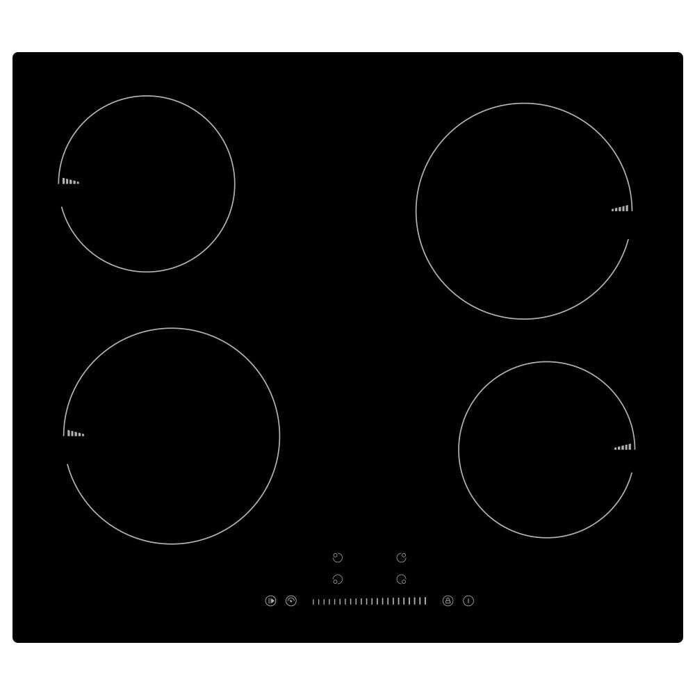 Teknix BITK6SLC 60cm Electric Ceramic Hob with Slider Control