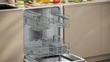 Neff N30 S153HTX02G Wi-Fi Enabled Full Size Integrated Dishwasher (Graded) stock photo door open  baskets pulled out