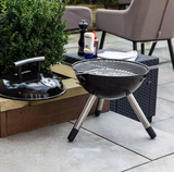 ‎GFPTBBQ1401B Portable Lightweight Charcoal BBQ 34 Cm Compact round with Air Vent