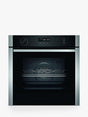 NEFF N50 B2ACH7HH0B Wi-Fi Connected Built In Electric Single Oven with Pyrolytic Self Cleaning - Stainless Steel - A Rated Stock Photo Front