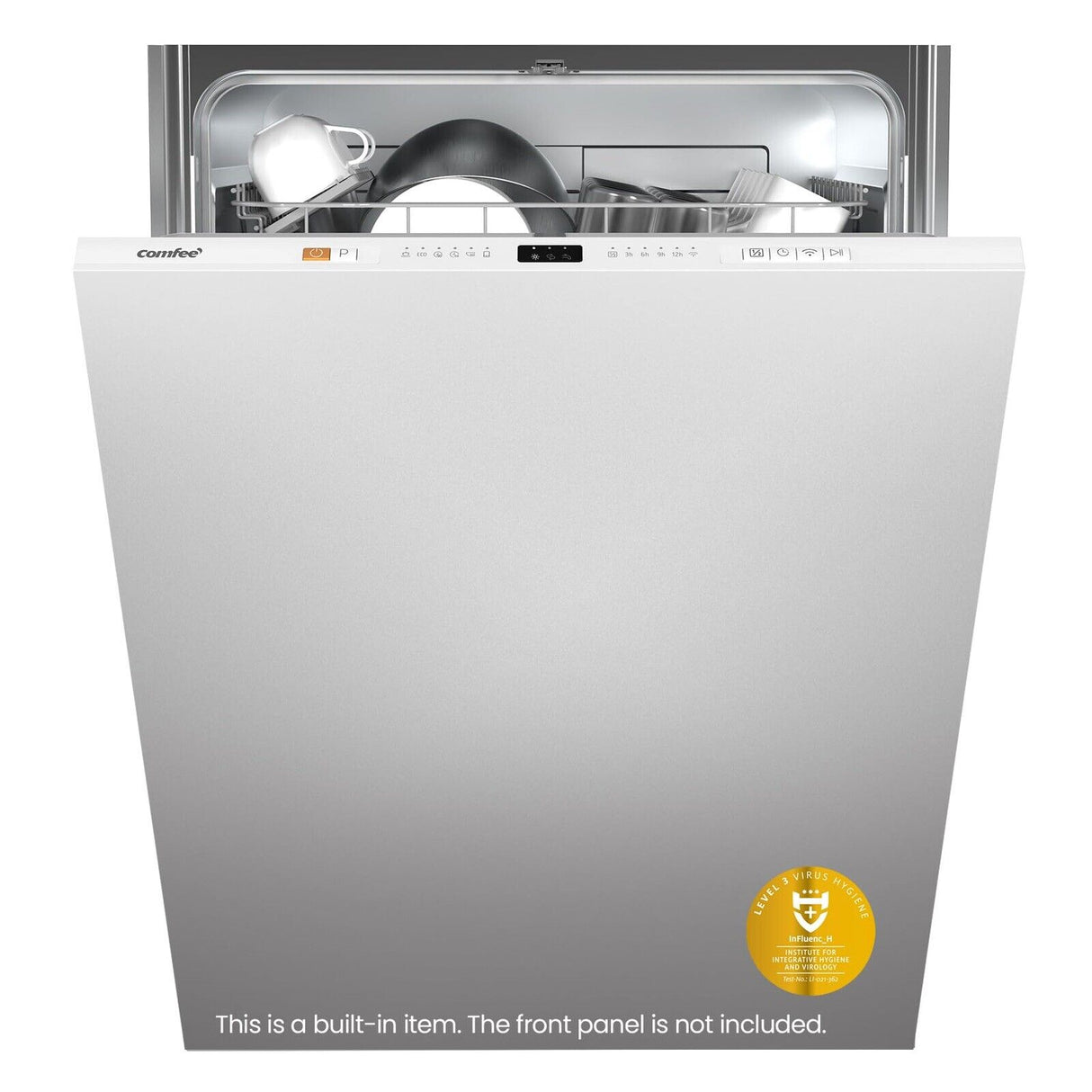 Comfee' KWH-BD1215P-W 12 Place Settings Fully Integrated Dishwasher in White