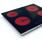 Teknix BITK6SLC 60cm Electric Ceramic Hob with Slider Control