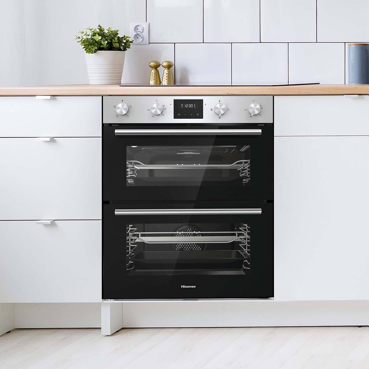 Hisense BID75211XUK Double Built Under Electric Oven Stainless Steel HW181733