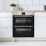Hisense BID75211XUK Double Built Under Electric Oven Stainless Steel HW181733