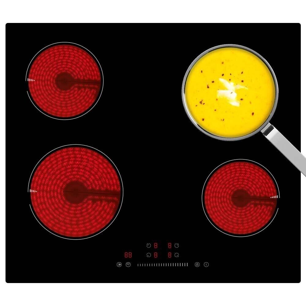 Teknix BITK6SLC 60cm Electric Ceramic Hob with Slider Control