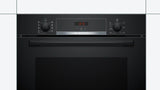 Bosch HBS534BB0B Electric Single Built In Oven in Black sock photo control facia 