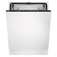 AEG FSB42607Z 3000 Air Dry Fully Integrated Built In Dishwasher - Black Control Panel with Sliding Door Fixing Kit. stock photo front