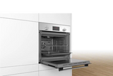 Bosch Series 2 HHF113BR0B Built-In Electric Single Oven in Stainless Steel - 13 Amp Plug In - A Rated - HW181884