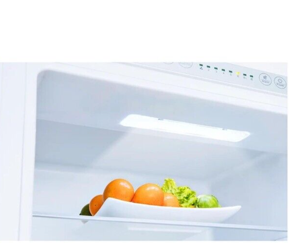 Teknix BITH70FF 70/30 Integrated Fridge Freezer with Total No Frost - 246 Litres - E Rated stock photo LED lighting