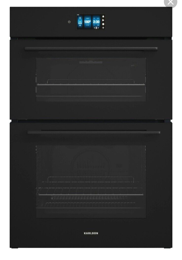 Karlson TFTDOVBK Built in Double Oven in Black with Touch Control (Blemished)