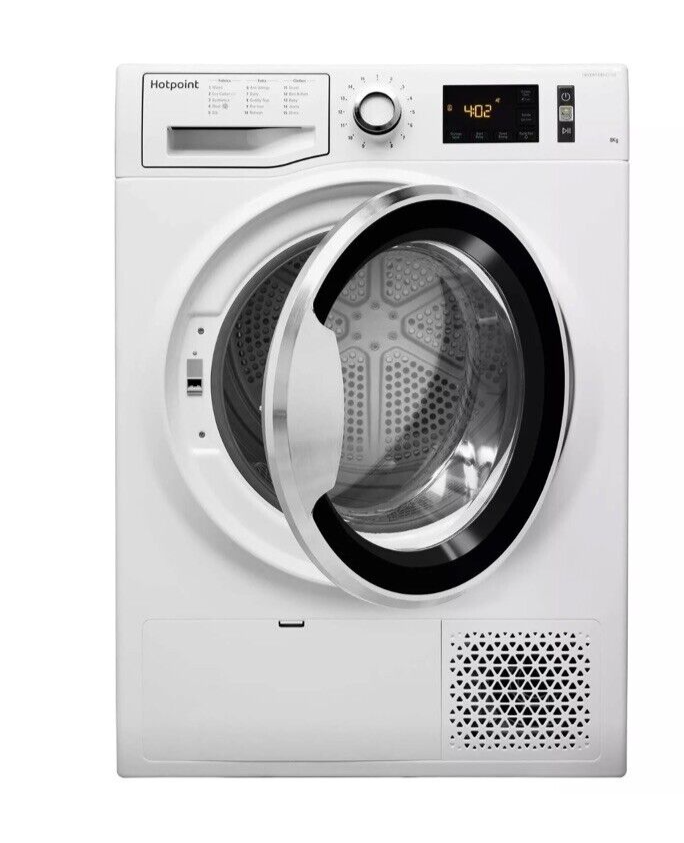 Hotpoint NT M11 82XB ActiveCare 8KG Heat Pump Tumble Dryer in White - A++ Rated