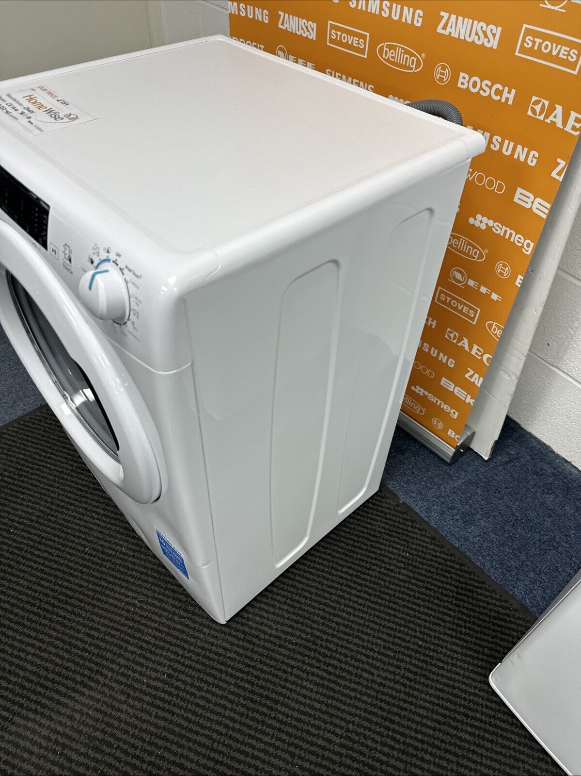 Candy CS1410TE/1-80 10kg 1400 Spin Wi-Fi Enabled Washing Machine - White - Graded showroom photo right side panel